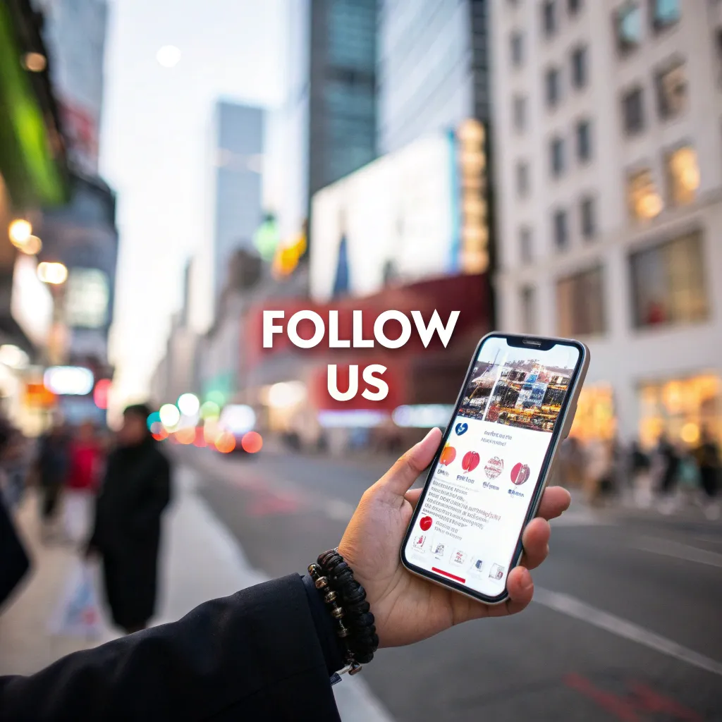 Follow us on social media